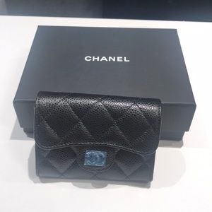 Chanel small flap wallet